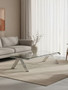 Piermount Clear Glass Coffee Table