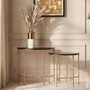 Lexa Set Of Two Half Round Console Tables