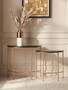Lexa Set Of Two Half Round Console Tables
