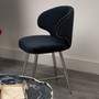 Piermount Black Velvet Bar Stool