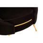 Manhattan Black Velvet Armchair