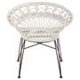 Manado White Rattan Chair