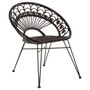 Manado Black Rattan Chair