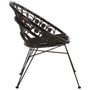 Manado Black Rattan Chair