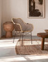 Manado Natural Rattan and Metal Chair