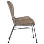 Manado Curved Design Natural Rattan Chair