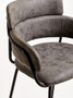 Tamzin Grey Faux Leather Bar Chair