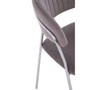 Tamzin Mink Channel Chrome Finish Dining Chair