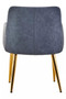 Tamzin Dark Grey Leaather Effect Angular Dining Chair