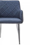 Tamzin Dark Grey And Chrome Dining Chair
