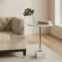 Rabia White Marble Side Table