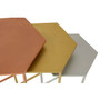 Rabia Nest of 3 Hexagonal Side Table
