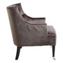 Darlington Grey Velvet Chair