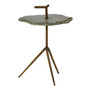 Rany Grey Stone Top Side Table