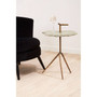 Rany Grey Stone Top Side Table