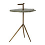 Rany Grey Stone Top Side Table