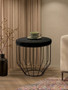 Kensington Townhouse Hair On Hide Top Round Side Table