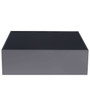 Carlox Square Chrome Finish Side Table