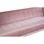Otylia 3 Seat Pink Sofa