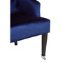 Darwin Blue Velvet Chair