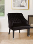 Darwin Black Velvet Chair