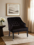 Darwin Black Velvet Chair