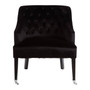 Darwin Black Velvet Chair