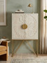 Sadras White Wash Mango Wood Cabinet