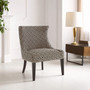 Regents Park Greek Key Design Wingback Lounge Chair Regents Park Greek Key Design Wingback Lounge Chair