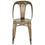 Grange Brass Finish Metal Chair