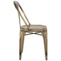 Grange Brass Finish Metal Chair