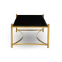 Ackley Black and Gold Coffee Table