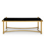 Ackley Black and Gold Coffee Table
