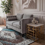 Aprilia White Marble Side Table