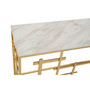 Aprilia White Marble Console Table