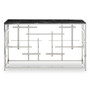 Aprilia Black Marble Console Table
