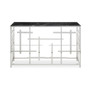 Aprilia Black Marble Console Table