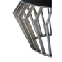 Ackley Black and Silver Round Coffee Table.