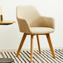 Stockholm Stone Fabric Dining Chair