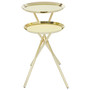 Oria Warm Metallic Side Table