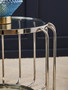 Oria Side Table With Glass Top