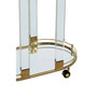 Oria Trolley Mirror with Warm Metallic Frame