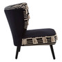 Cefena Black Moroccan Chair