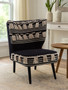Cefena Black Moroccan Chair