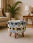 Cefena Round Footstool