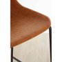 Dalston Camel Bar Stool with Black Legs