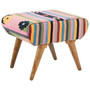 Cefena Multicolour Footstool
