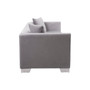 Rashika 3 Seat Grey Velvet Sofa