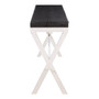 Kerala Black Console Table with Cross Base