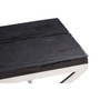 Kerala Black Top End Table with Cross Base Kerala Black Top End Table with Cross Base